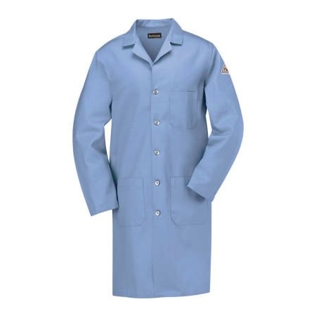 Vf Imagewear Bulwark Unisex Excel Flame-Resistant Lab Coat, 7 oz., Light Blue, Cotton, 3XL KEL2LBRG3XL